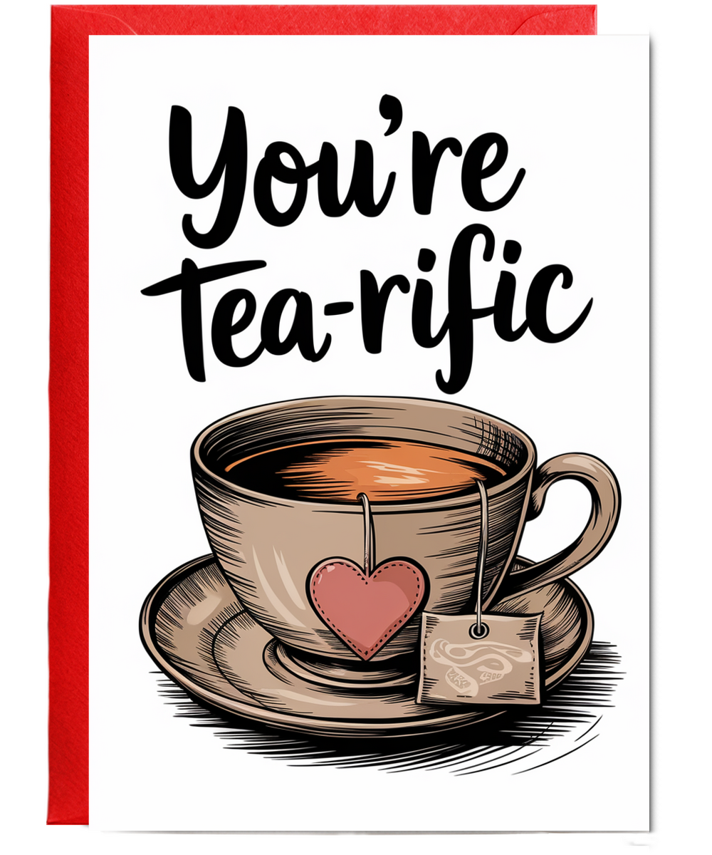 You’re tea-rific Greeting Card