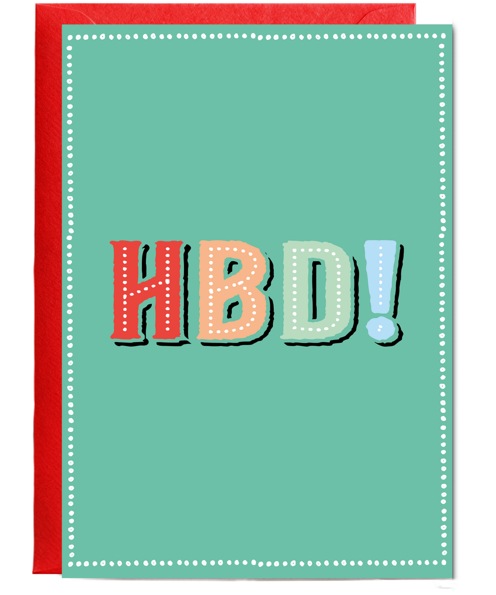 HBD Happy Birthday