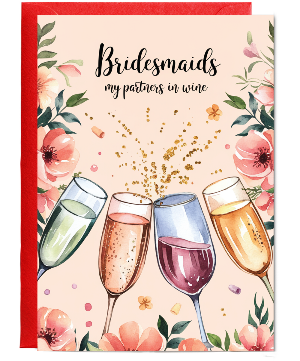 bridesmaids my partners in wine