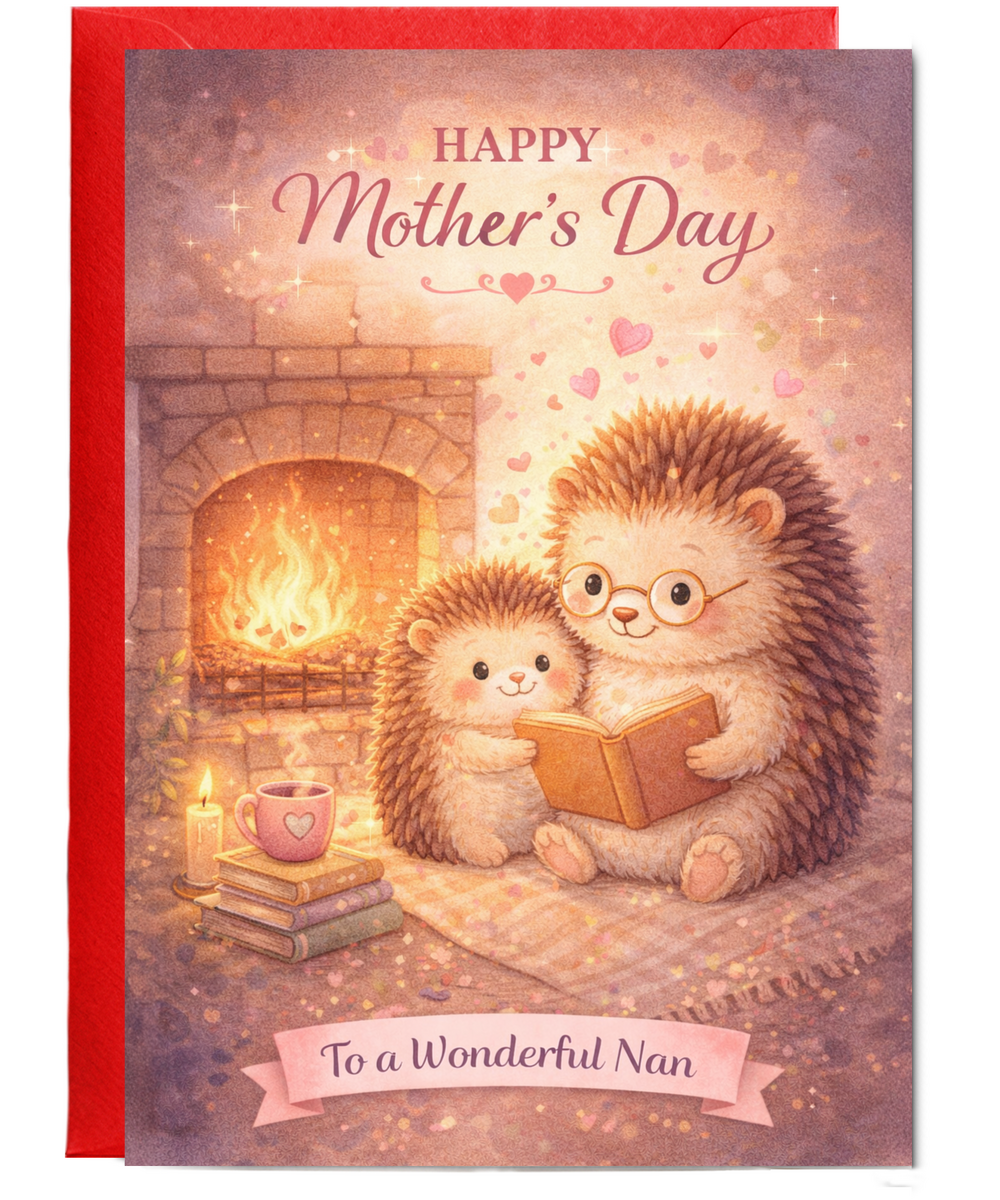 Happy Mother's day to a wonderful nan adorable hedgehog