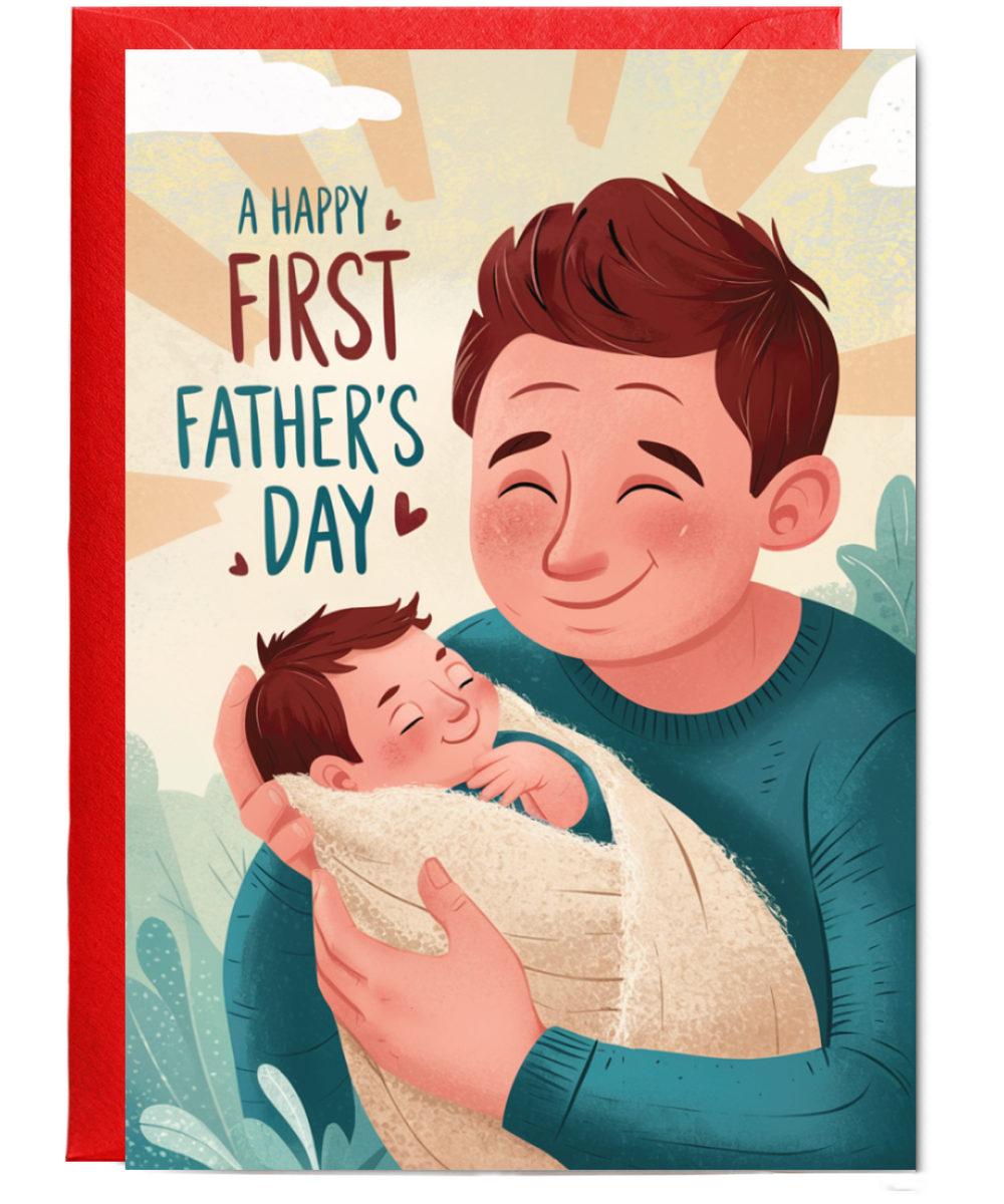 a happy first father's day