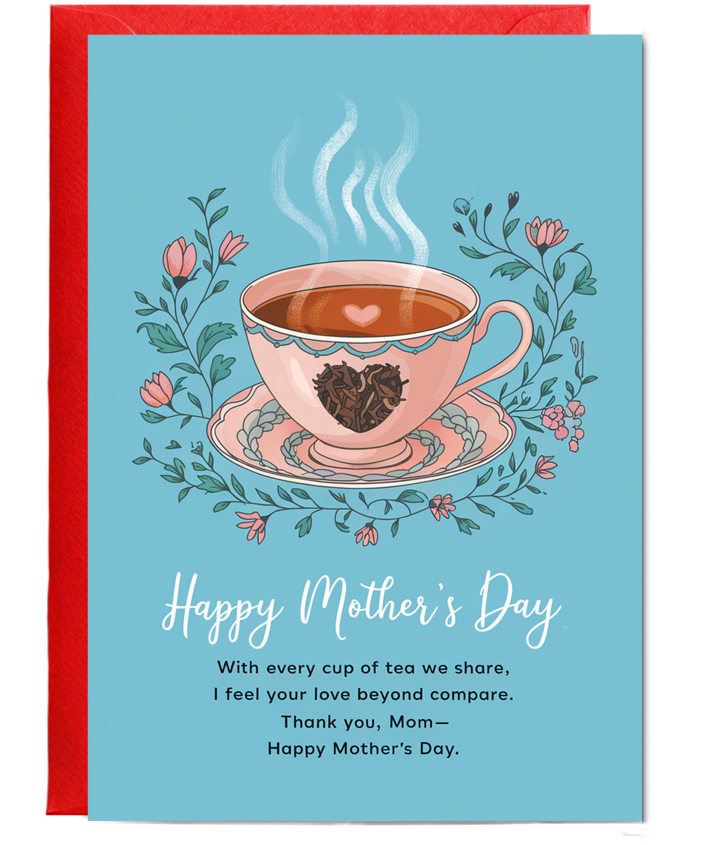 Mothers Day Card Love beyond compare Traditional poem