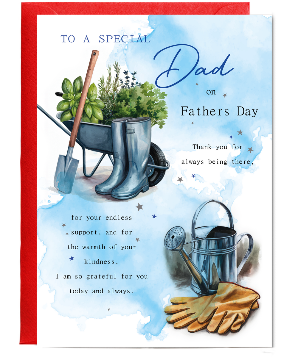 To a Special Dad Gardening Theme