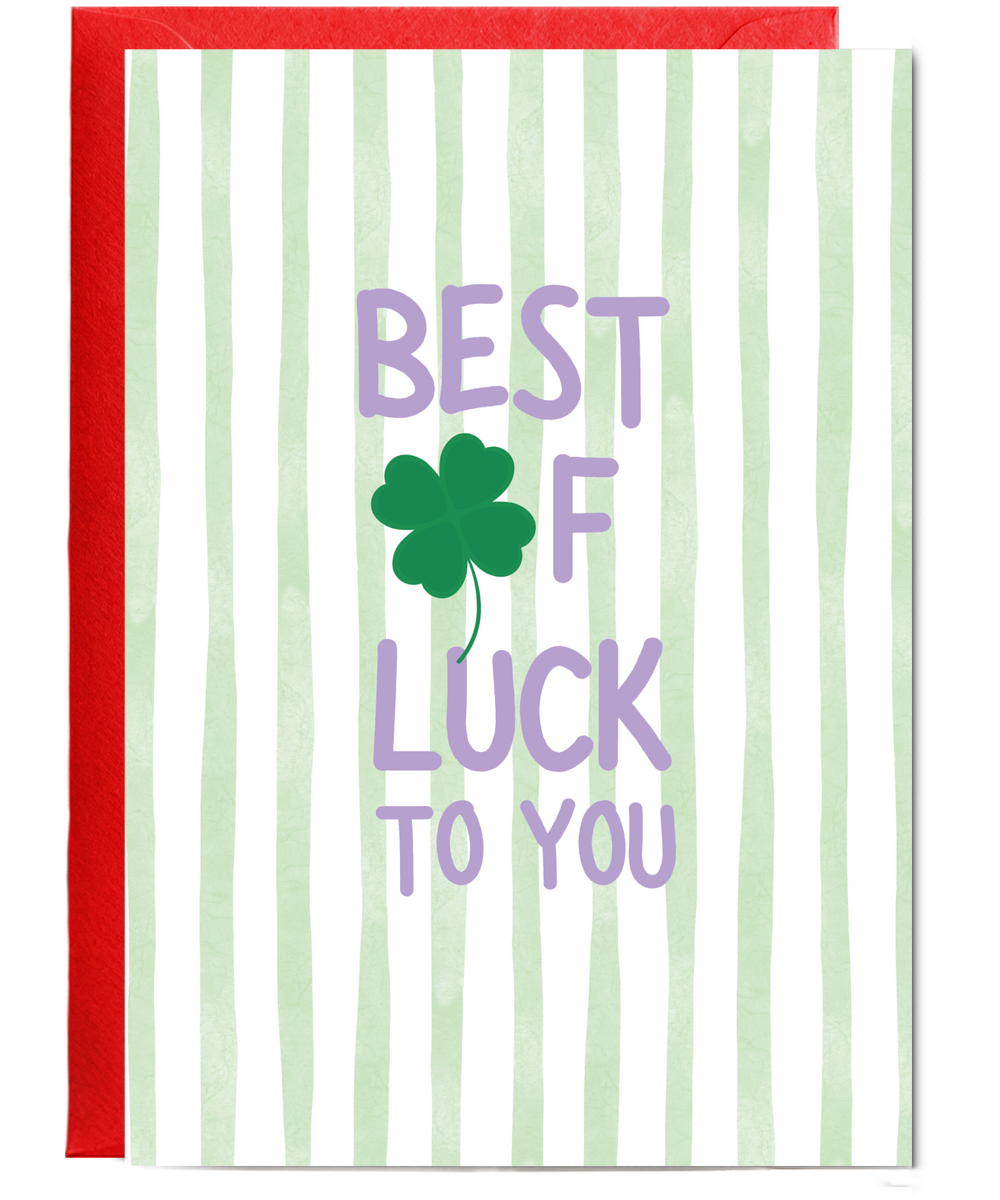 Best of luck to you