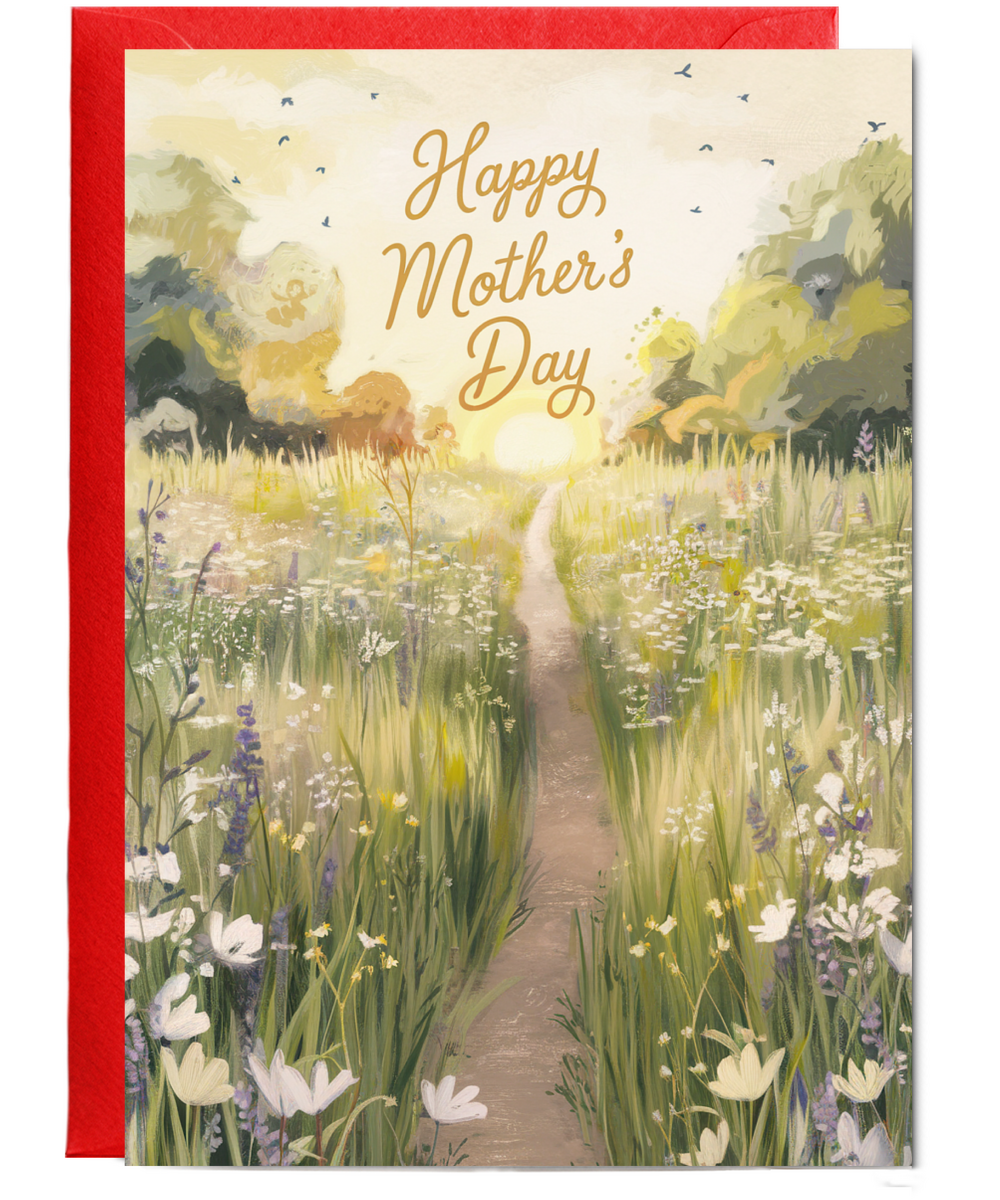 Happy Mothers Day Spring Dawn Painting