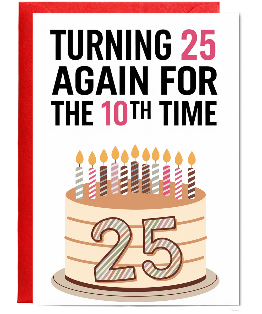 Turning 25 Again for the 10th Time