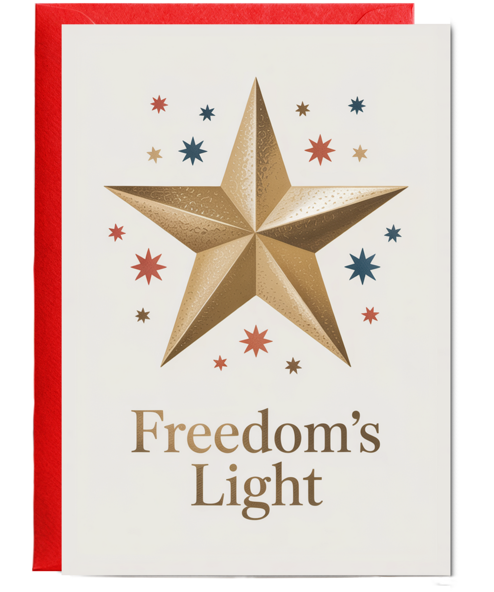 Independance day freedoms light star
