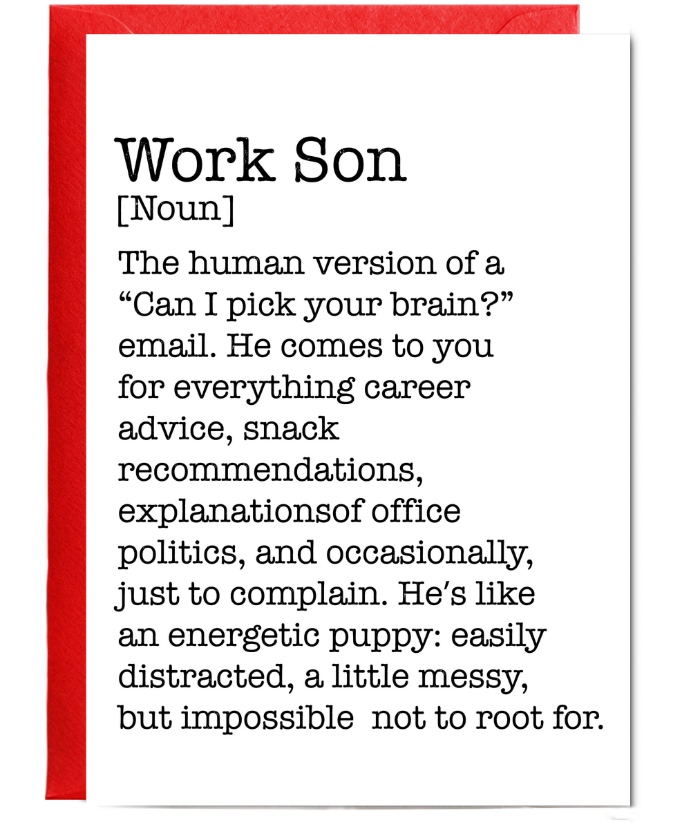 Work Son Noun