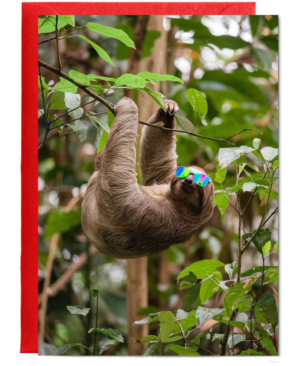 Sloth in Rainbow Shades