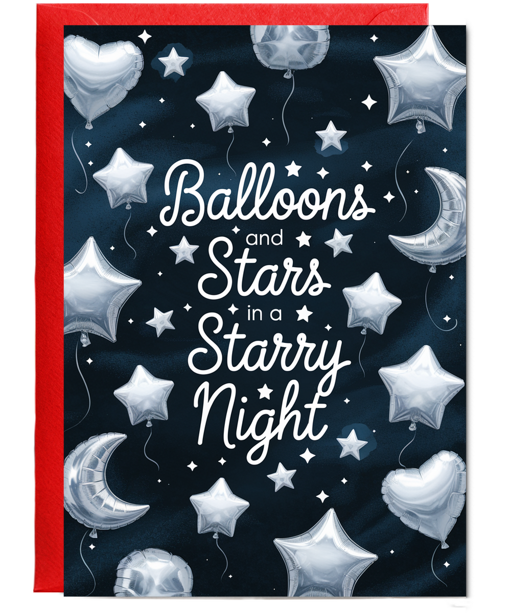 Balloons and Stars in a Starry Night