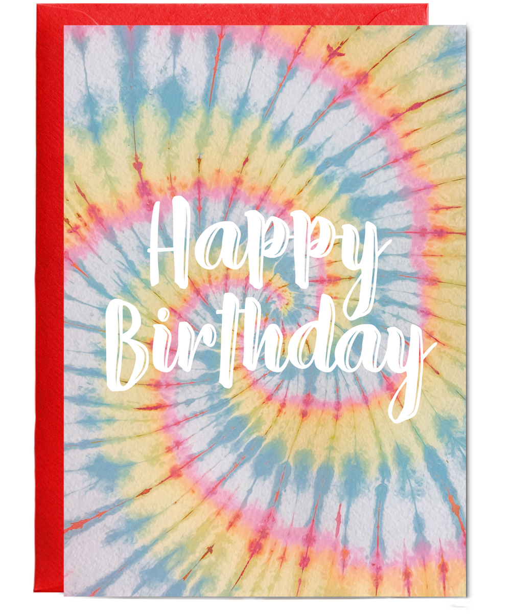 Happy Birthday Tie Dye