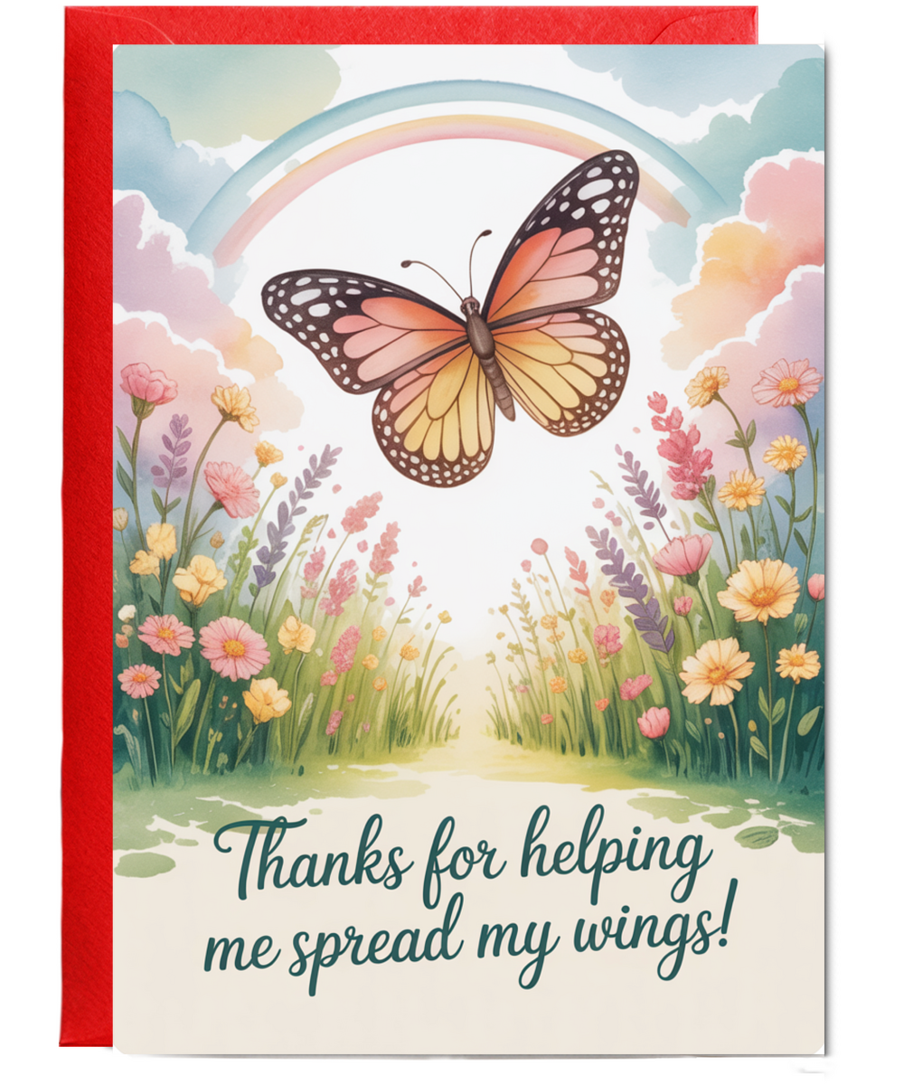 Nursery teacher spread my wings