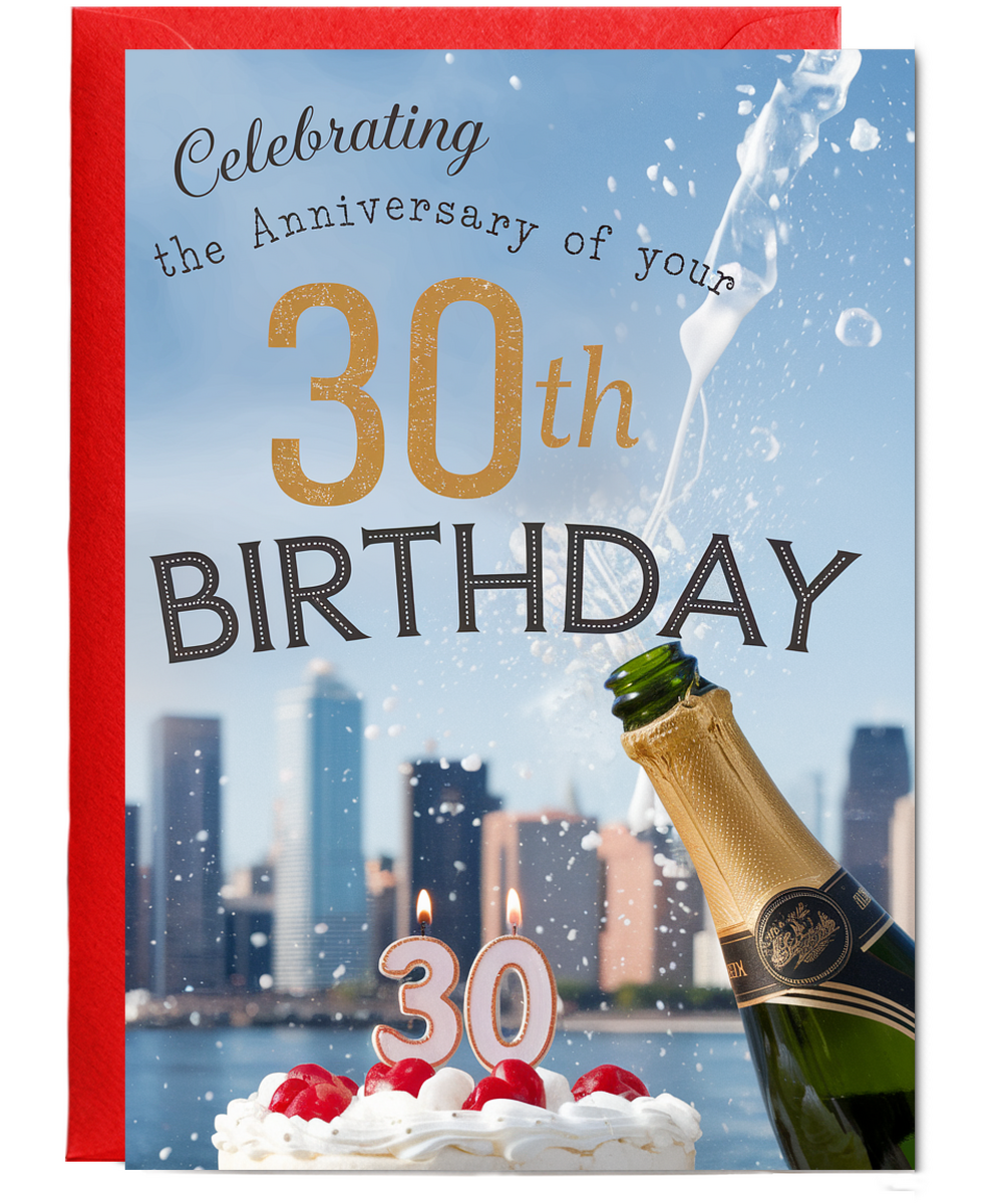 Celebrating the Anniversary of Your 30th Birthday