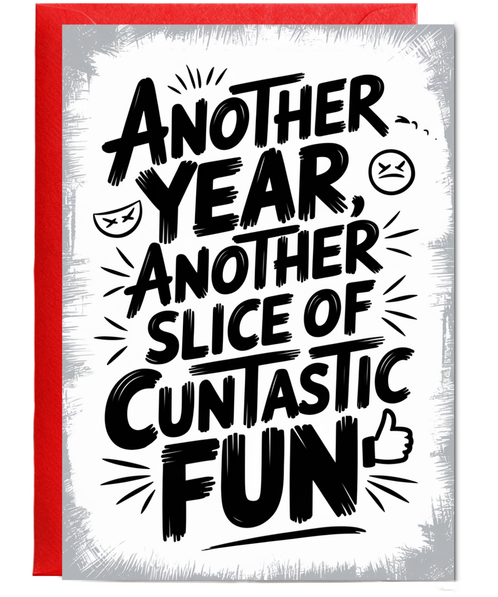 Birthday Card C*ntastic Fun cheeky adults