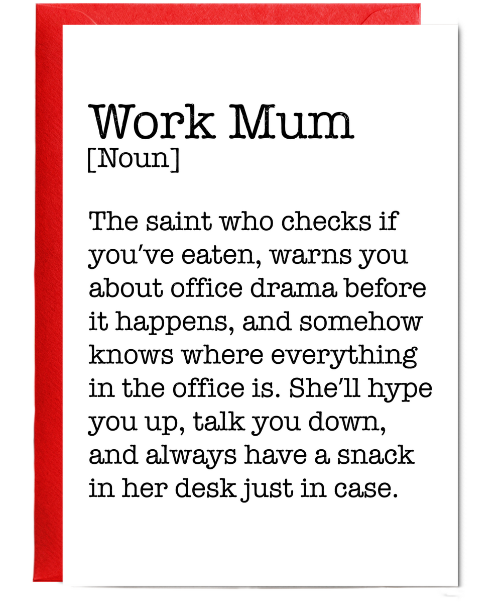 Work Mum Noun