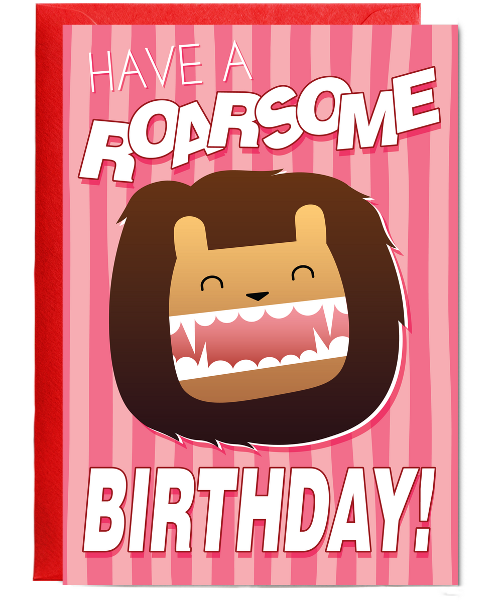 Kids Pink Have a Raorsome Birthday