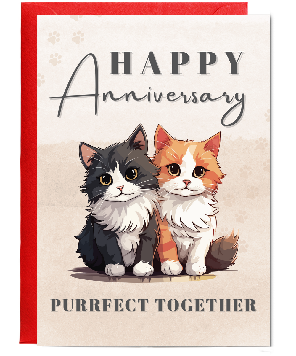 happy anniversary purrfect together