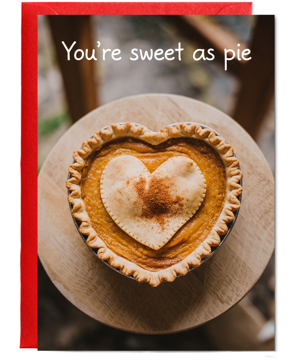 You’re sweet as pie Greeting Card