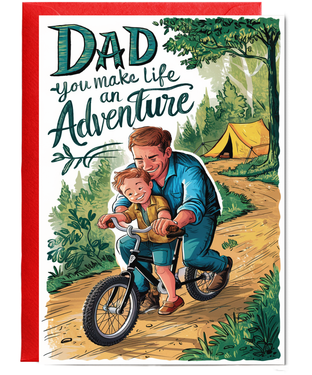 Dad you make like an adventure