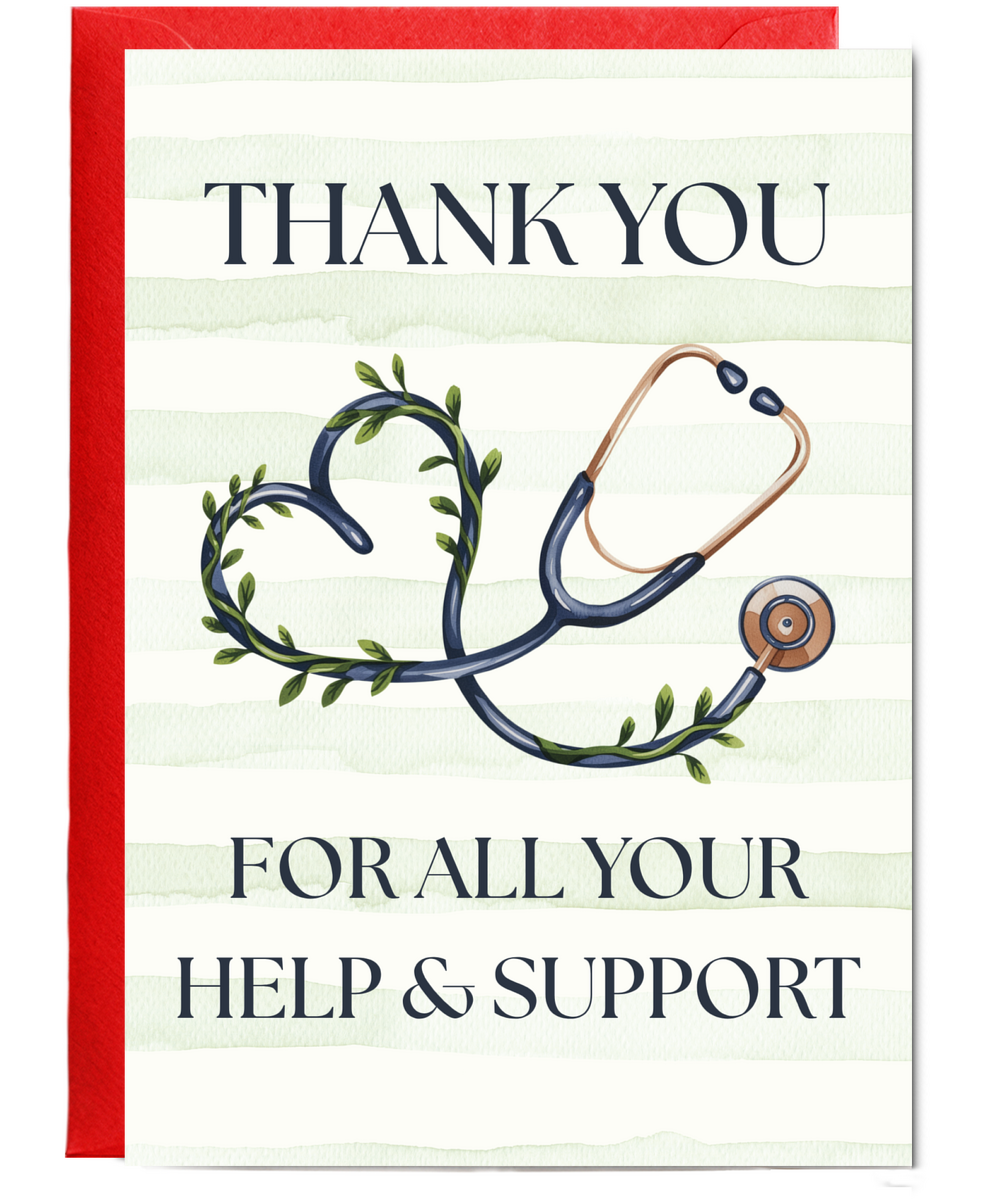 thank you for all your help and support stethoscope