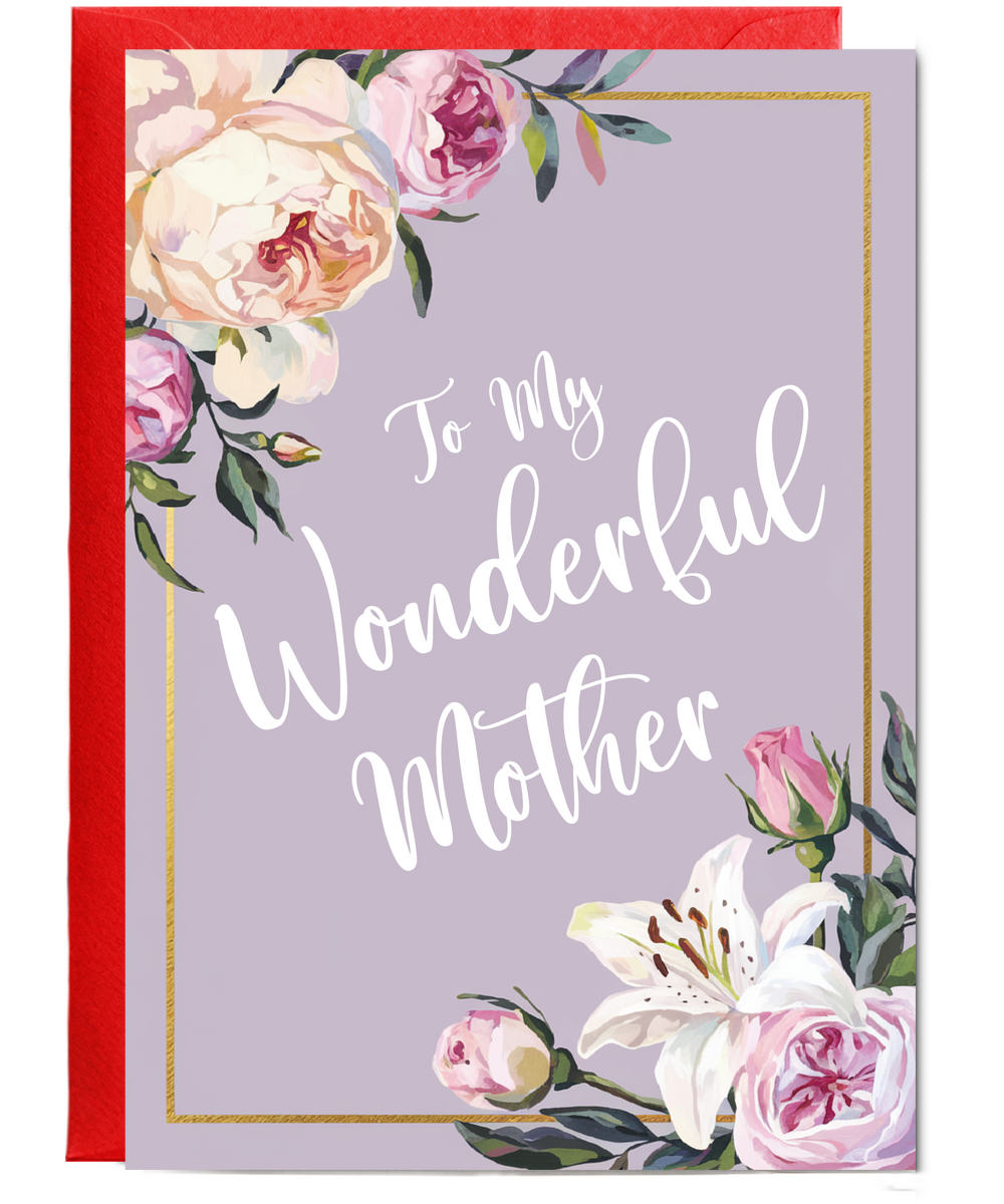 To My Wonderful Mother