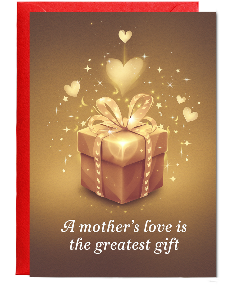 A Mother’s Love is the Greatest Gift Mothers Day Card
