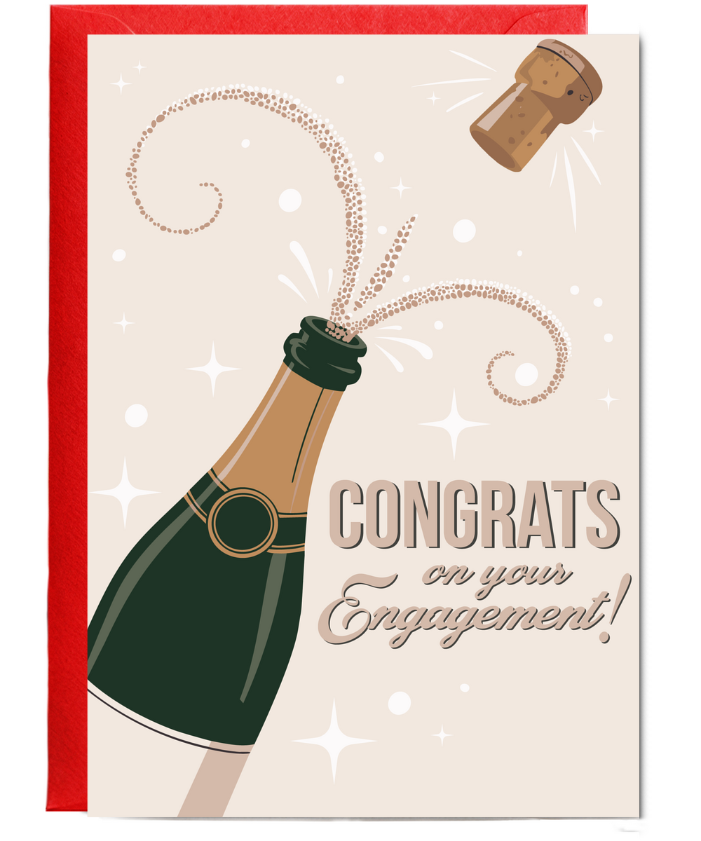 Congrats on your engagement champaign