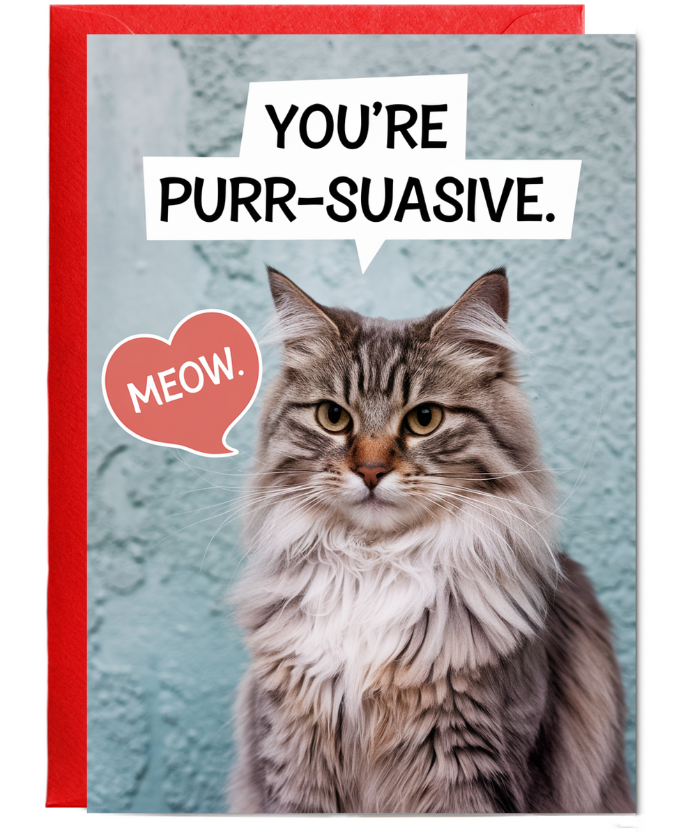 You’re purr-suasive Greeting Card