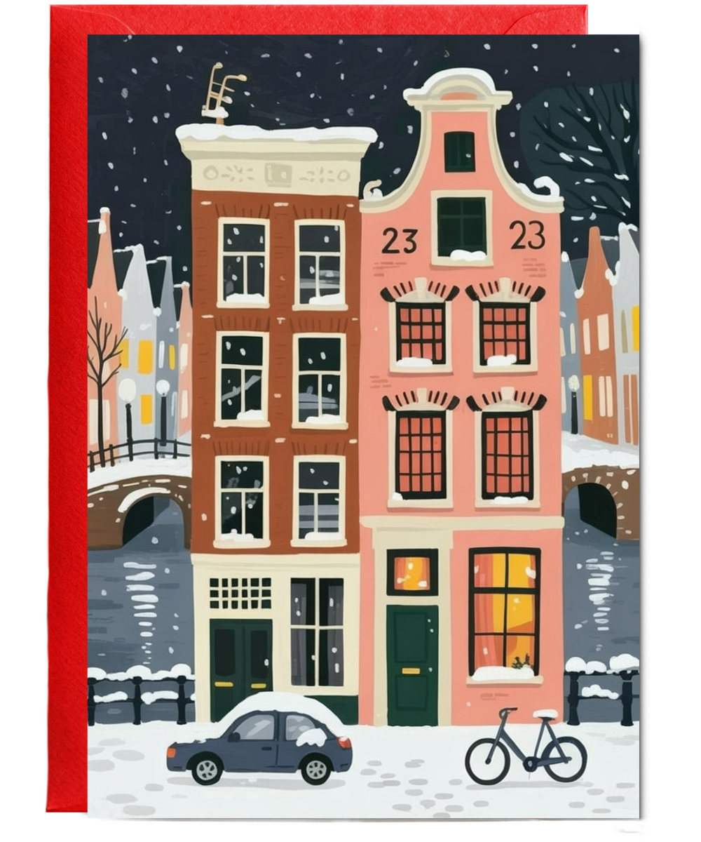 Amsterdam christmas street