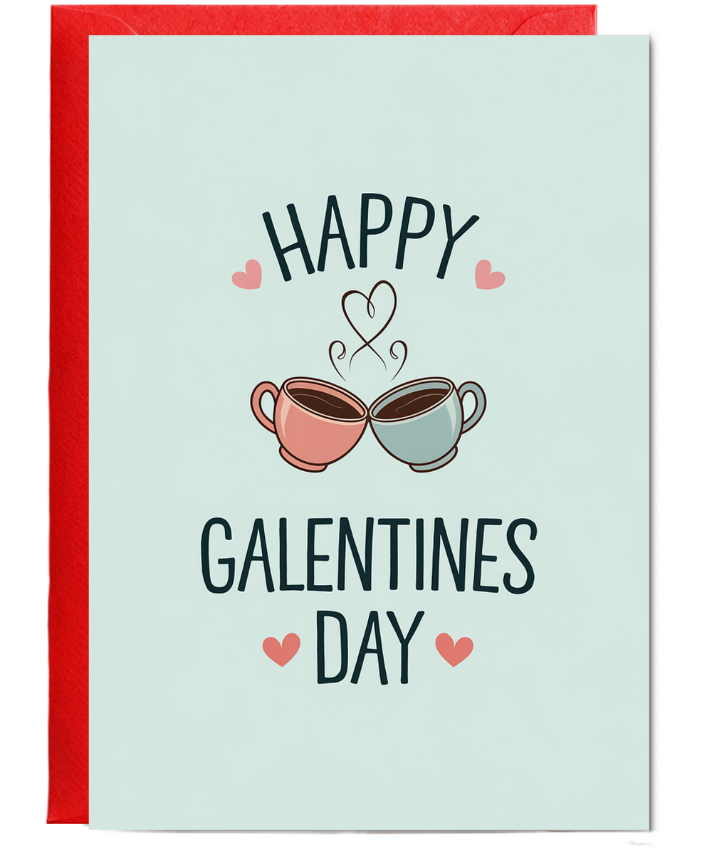 Happy Galentines Day Card best friends