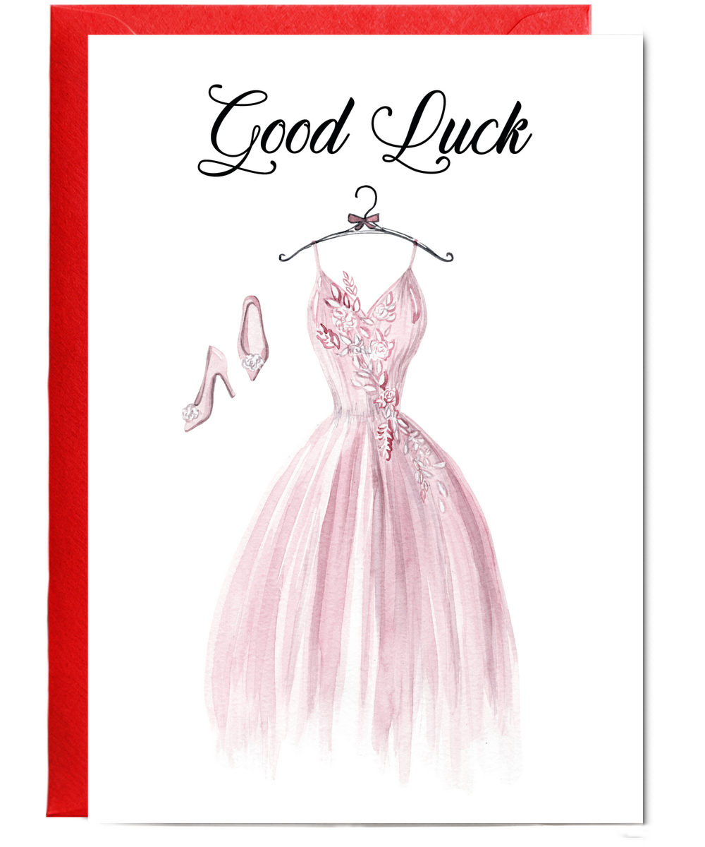 Good Luck Card for Dance Exams Performances Shows Competitions
