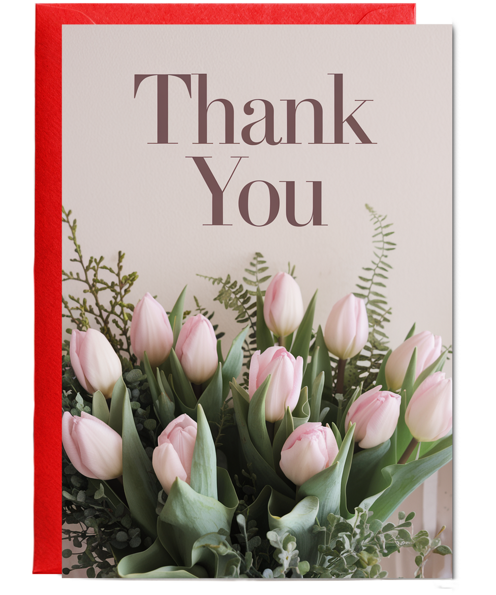Thank You - Elegant Tulips