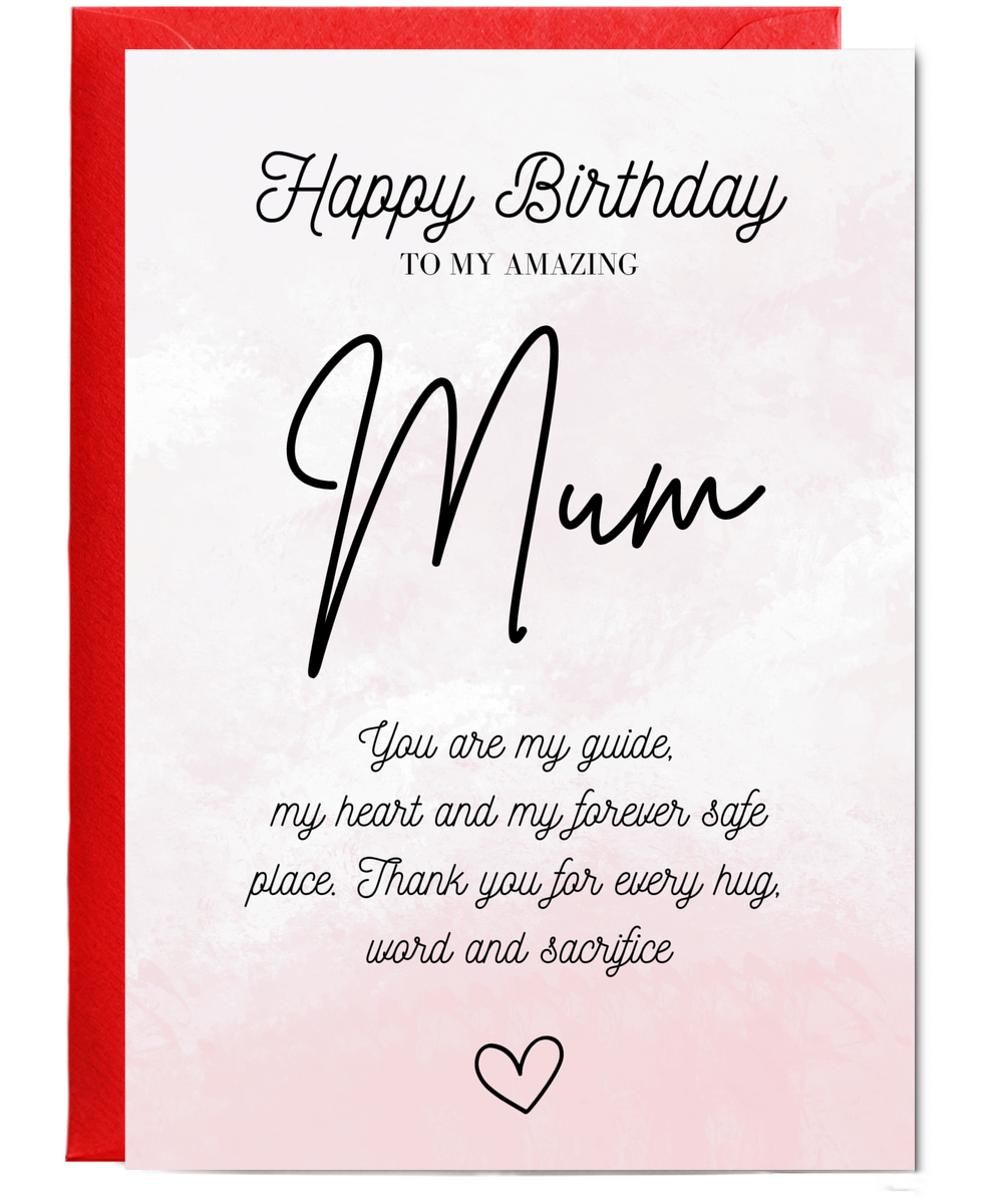 Gold Happy Birthday Mum