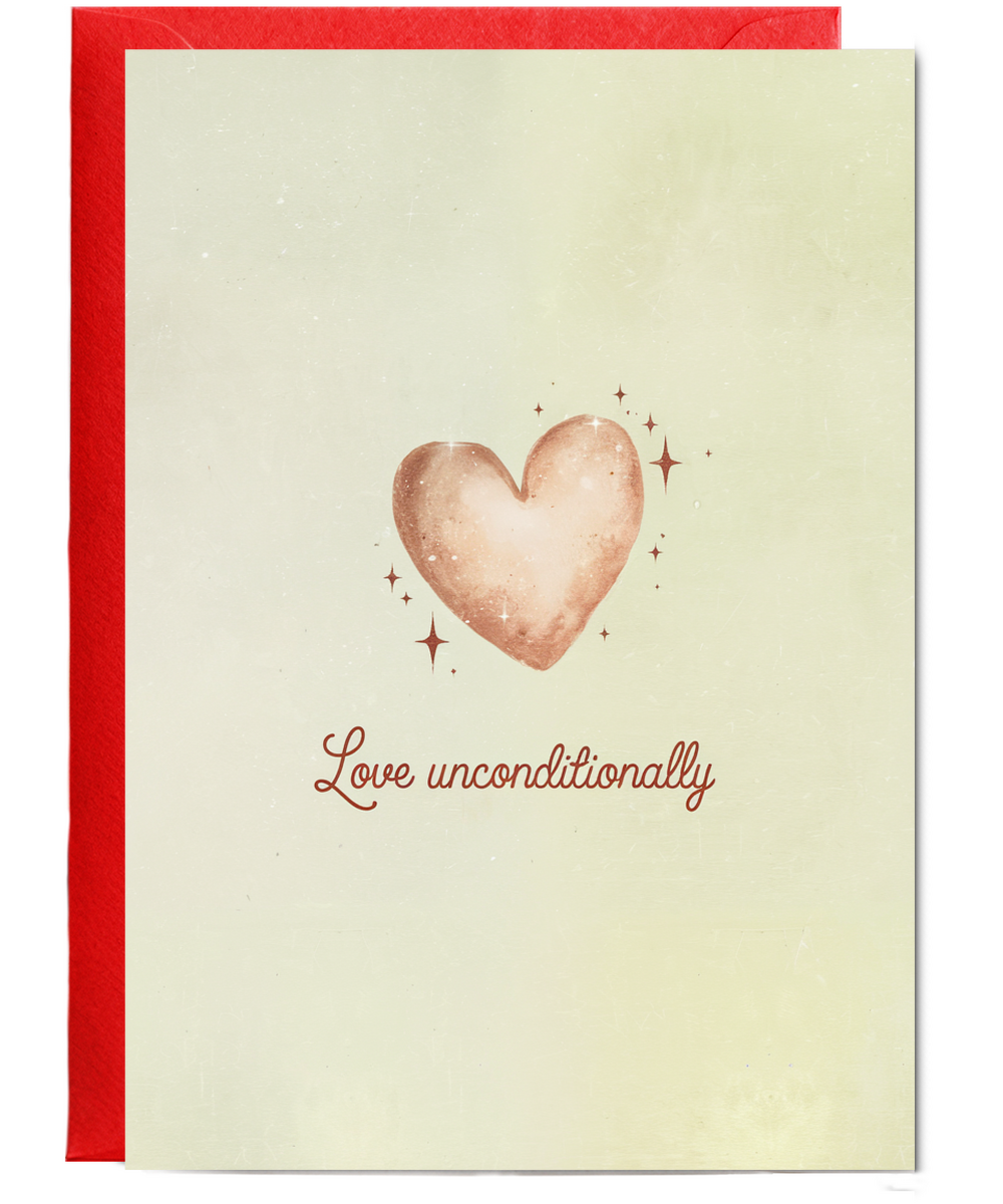 Anniversary Card for husband wife Love Unconditionally