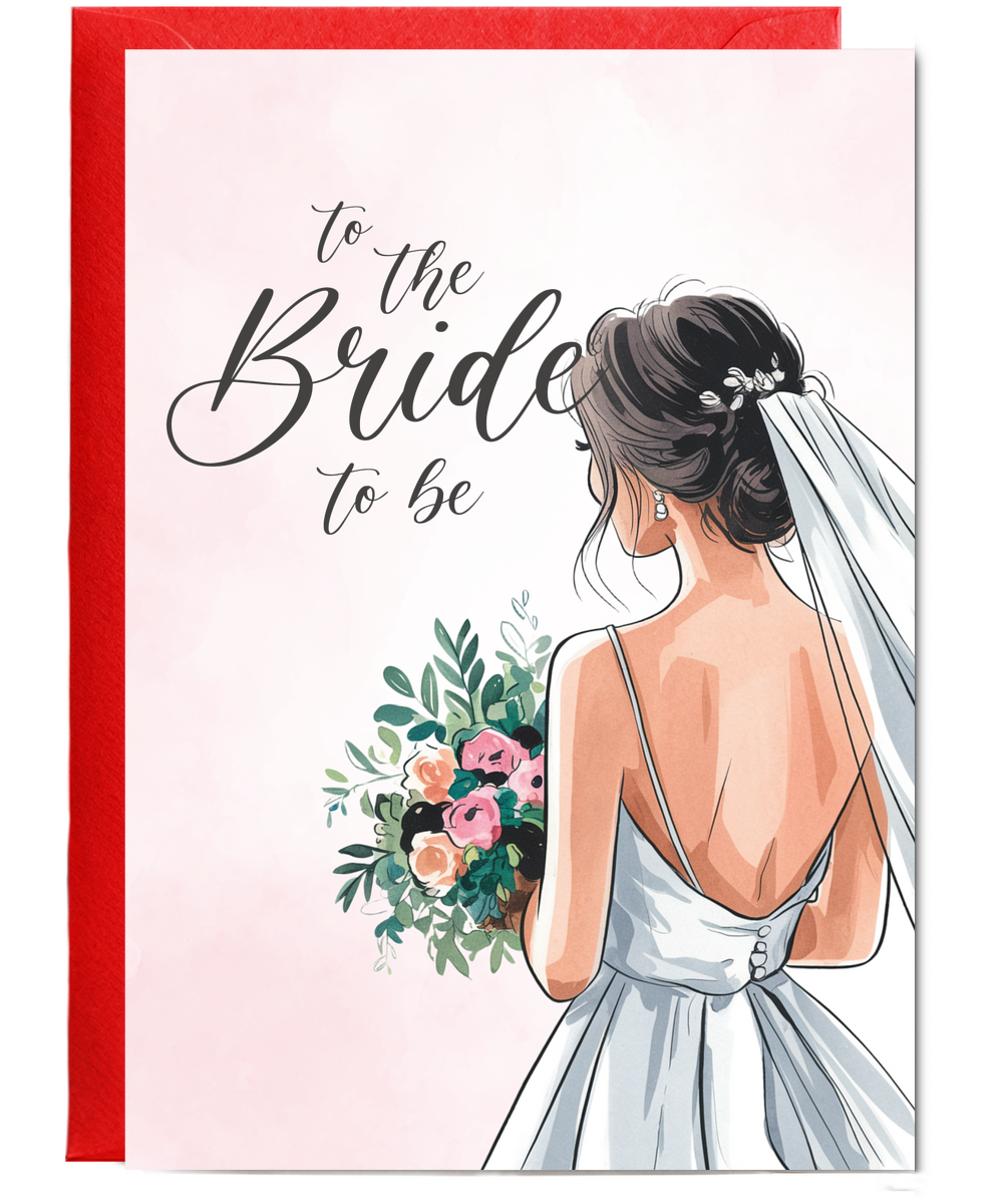 To the Bride to be in Watercolour