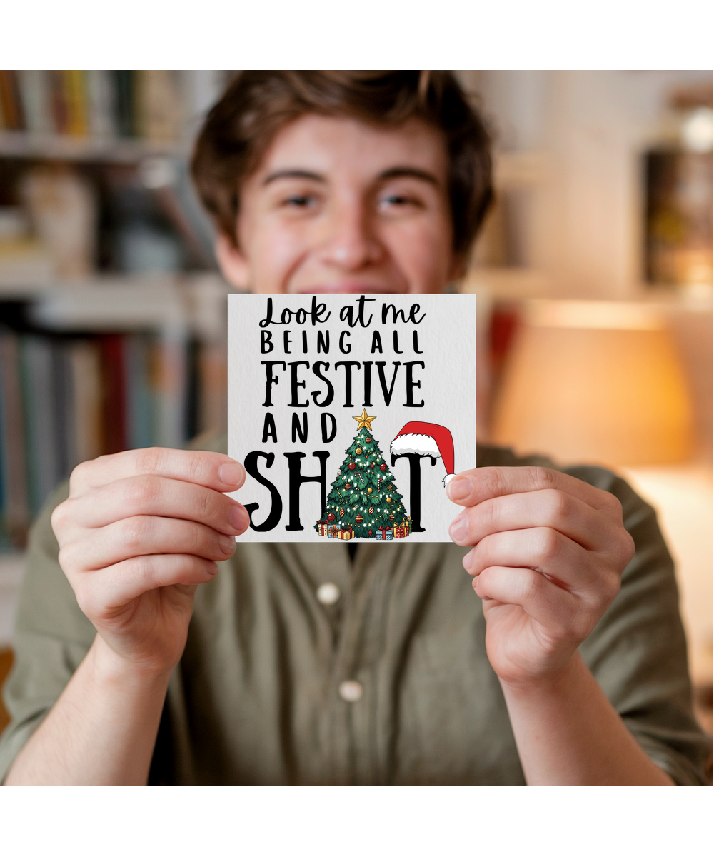 Christmas look at me being all festive