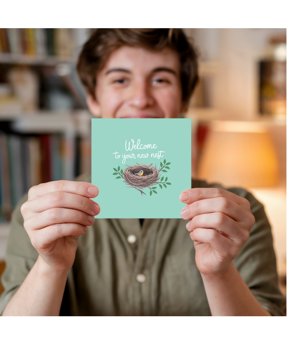 New Home Card Welcome to Your New Nest First house