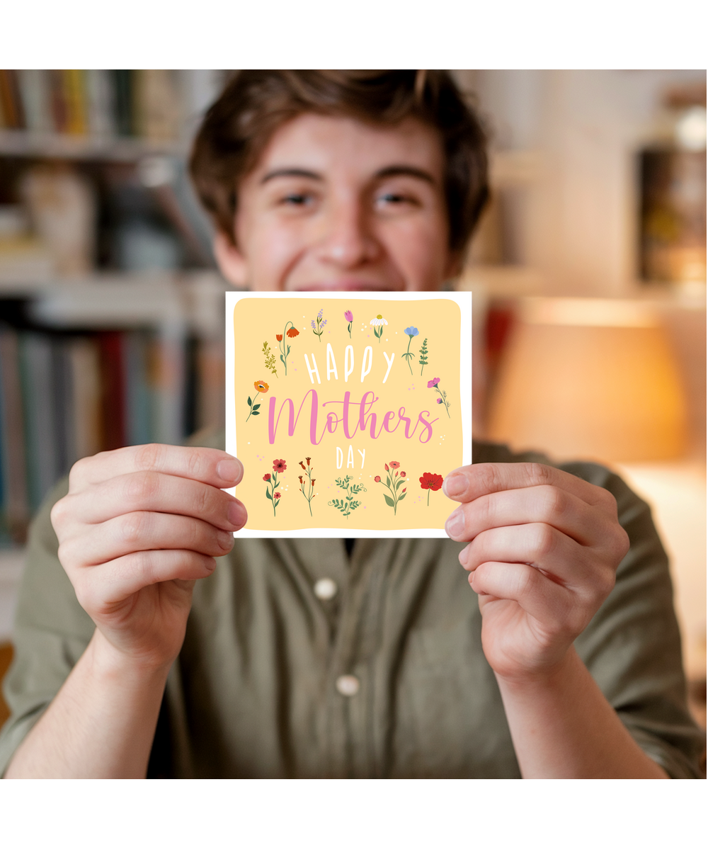 Happy Mothers Day Spring Flowers