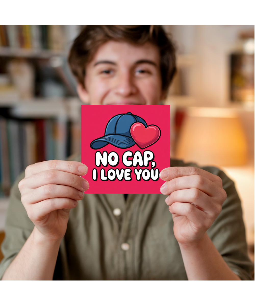 no cap, I love you