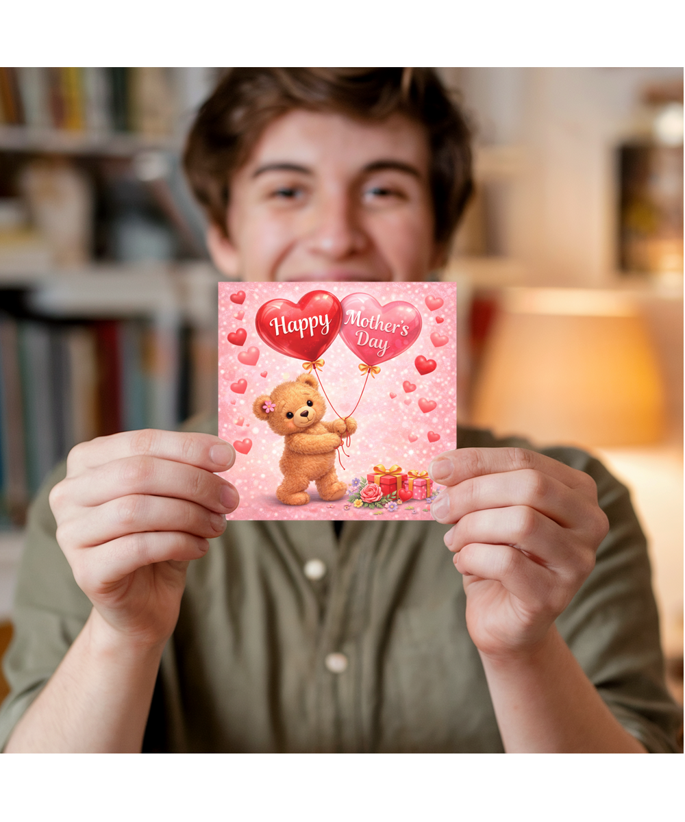 Happy Mother's day teddy balloon's