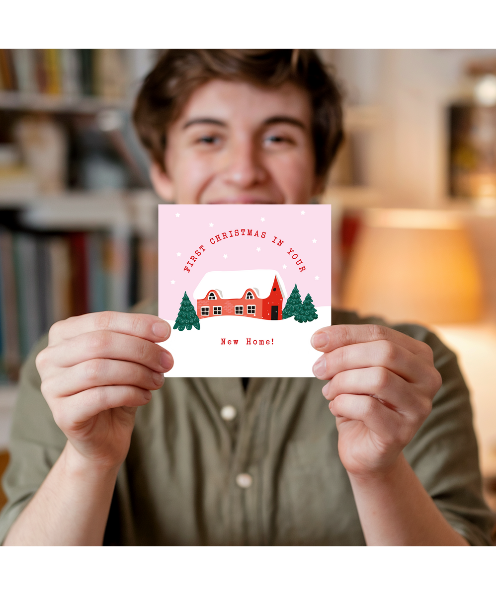 Moving House Christmas Card First Christmas in Your New Home