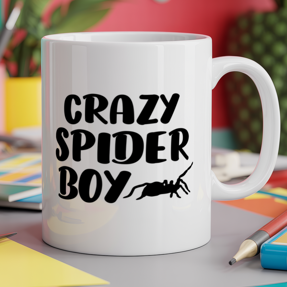 Crazy spider boy