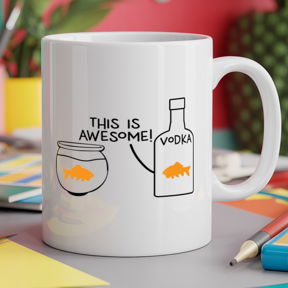 This is awesome! - Goldfish vodka