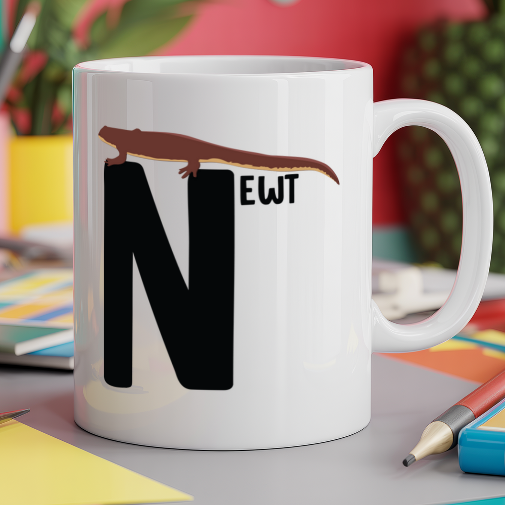 N is for newt alphabet animal