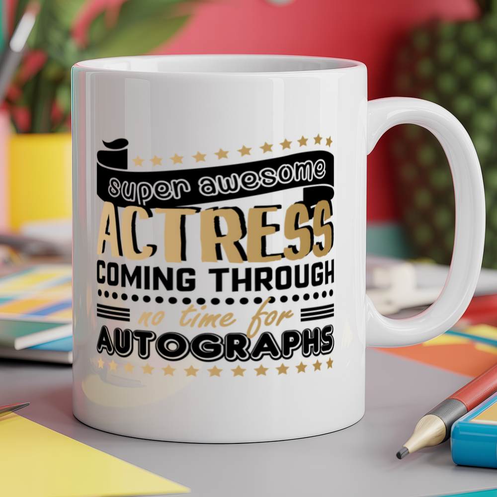 Super Awesome Actress Coming Through No Time For Autographs