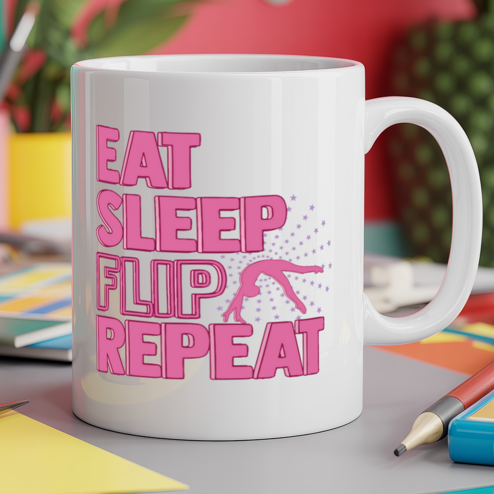 Eat sleep flip Gymnastics Gymnast