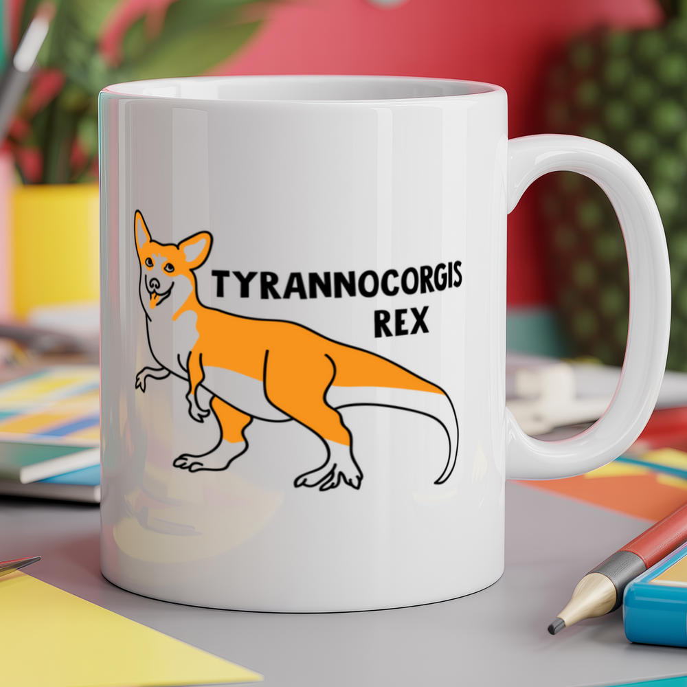 Tyrannocorgis Rex Corgi Dog Dinosaur