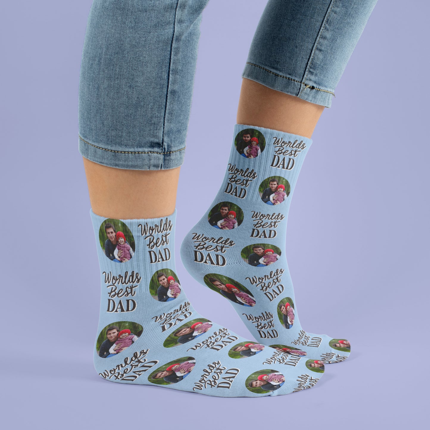 SockYeah - Worlds Best Dad Personalised Socks