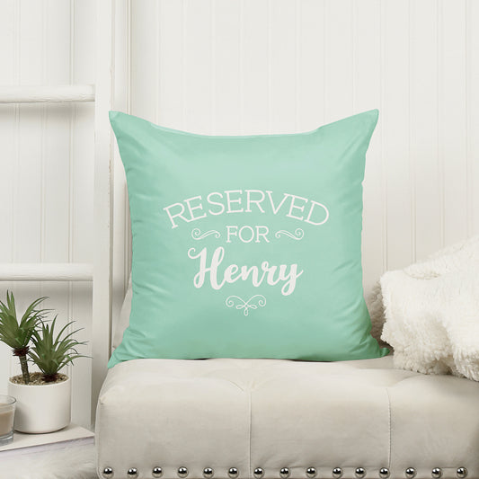 Reserved For... Personalised Cushion