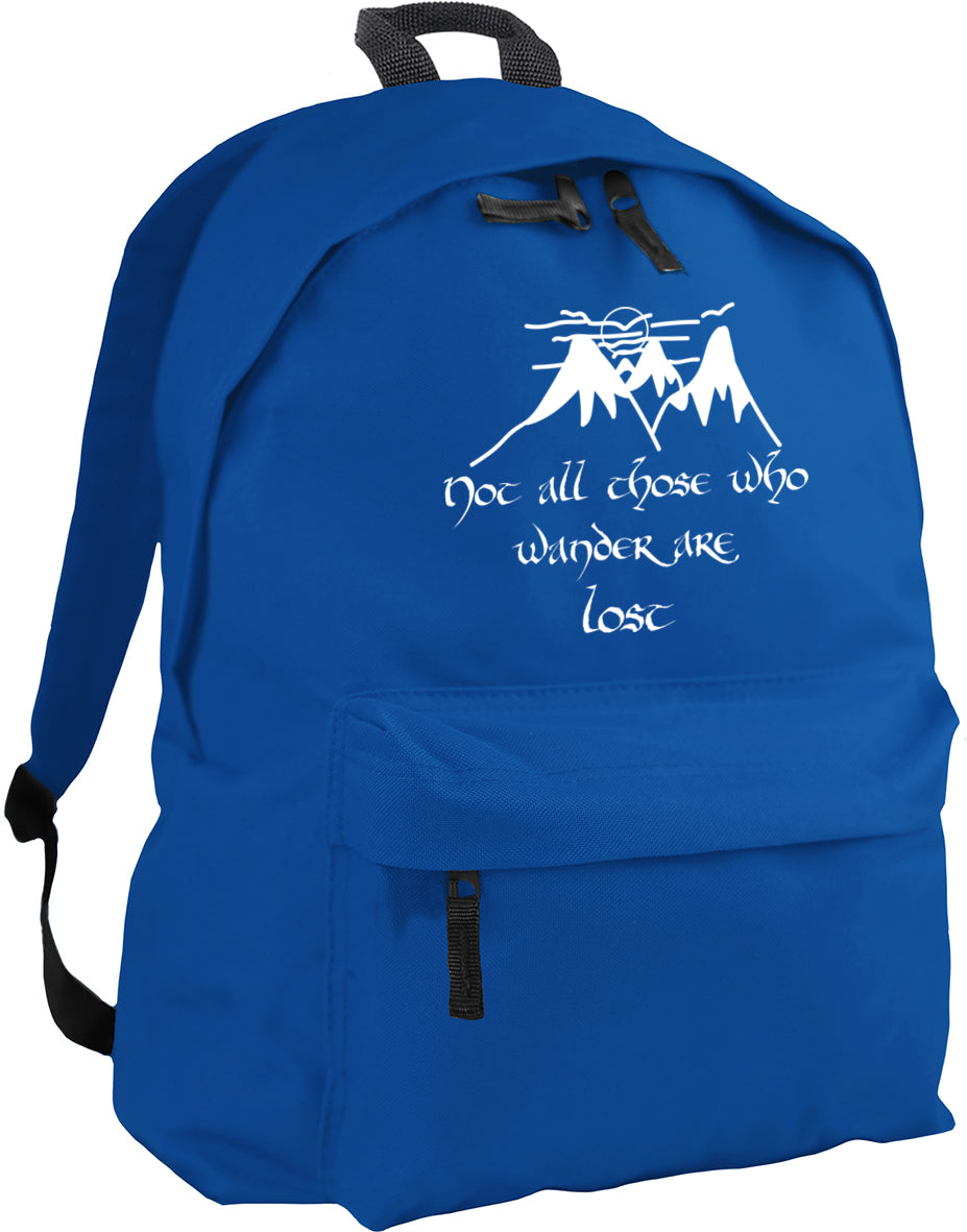 Not All Those Who Wander Are Lost Quote backpack